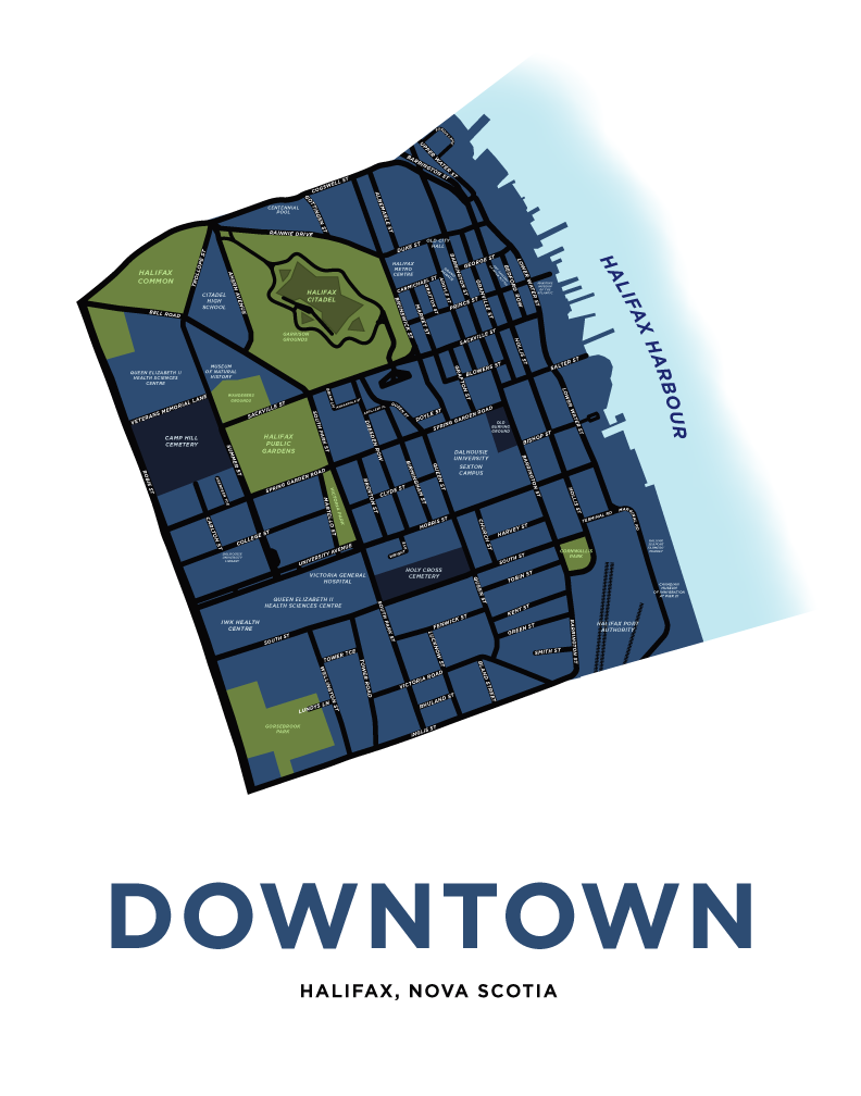 Downtown Halifax Neighbourhood Map