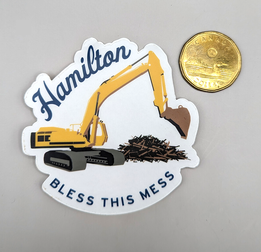 Hamilton Bless This Mess Sticker