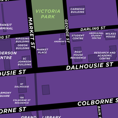 Wilfrid Laurier University - Brantford Campus Map Print