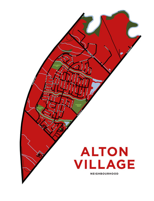 Alton Village Neighbourhood Map