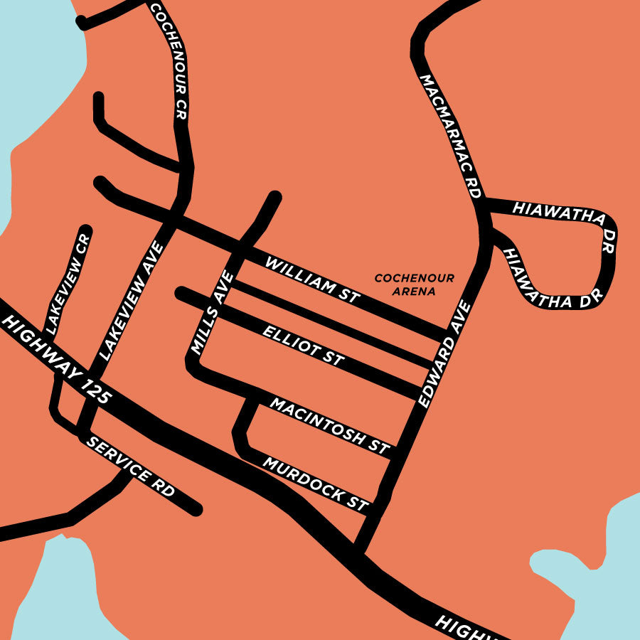 Cochenour Map Print