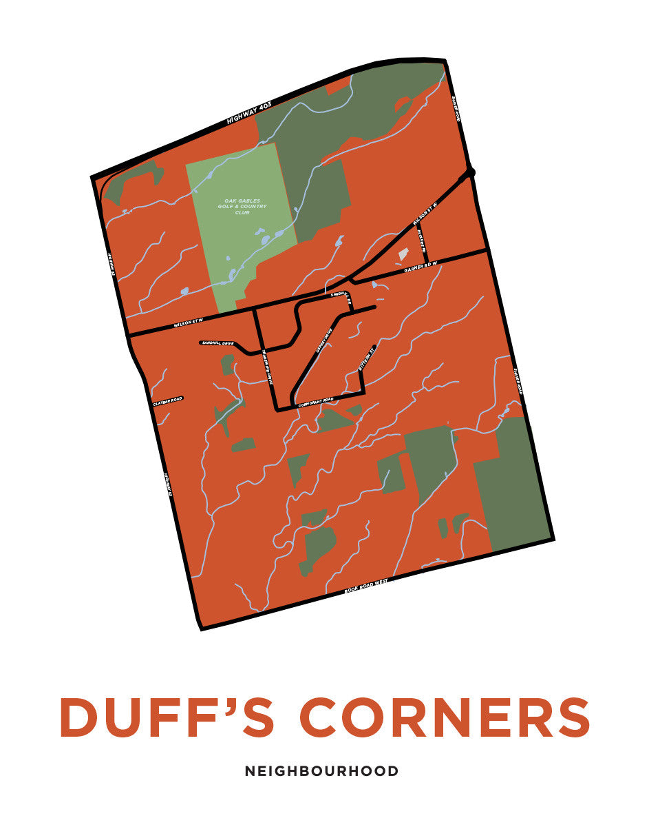 Duff's Corners Neighbourhood Map