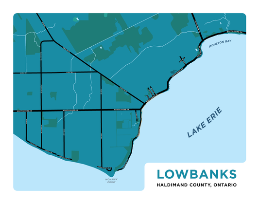 Lowbanks Map Print