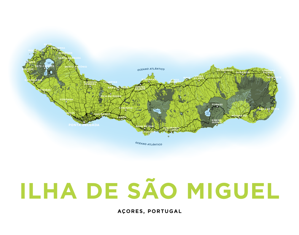 San Miguel Island Map Print