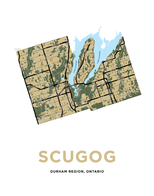 Scugog Township Map Print