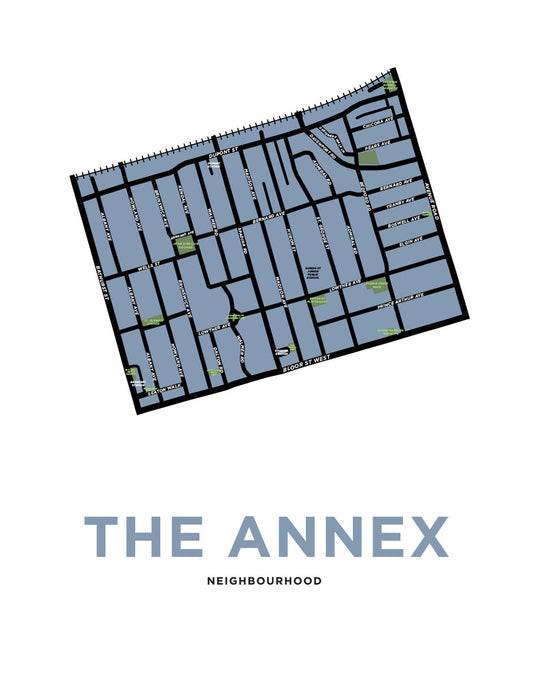 Annex, The - Neighbourhood Map Print