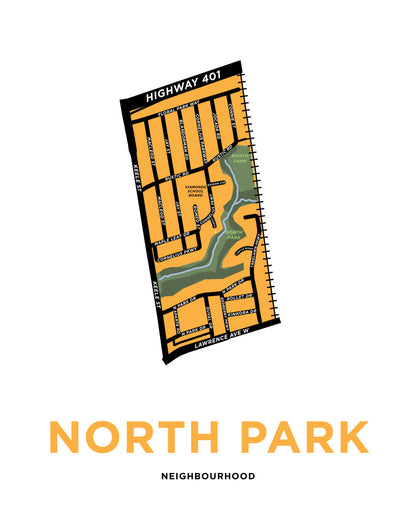 North Park Neighbourhood Map