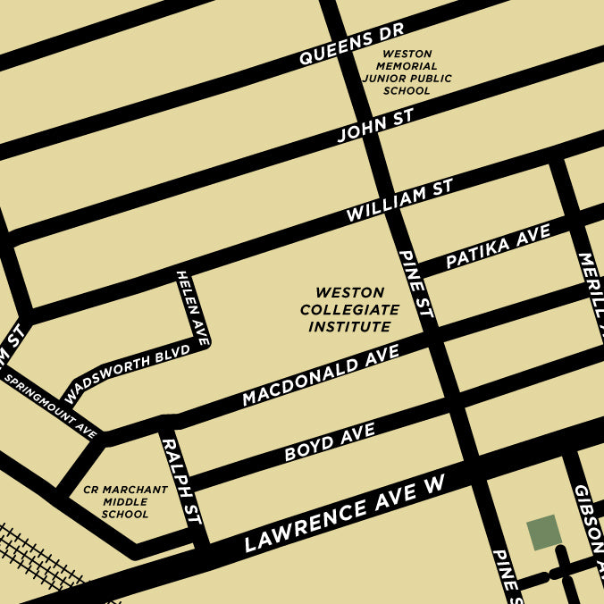 Weston Neighbourhood Map