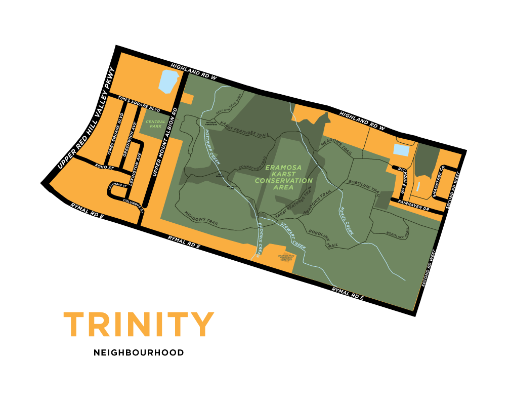 Trinity Neighbourhood Map