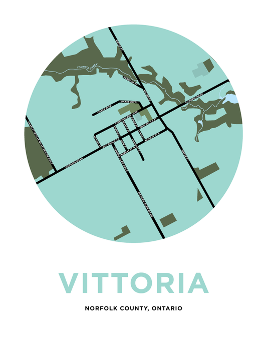 Vittoria Map Print