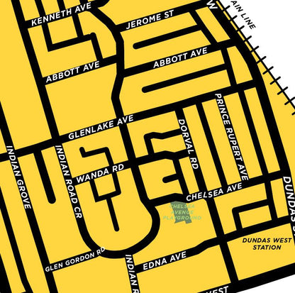 West Bend Neighbourhood Map Print