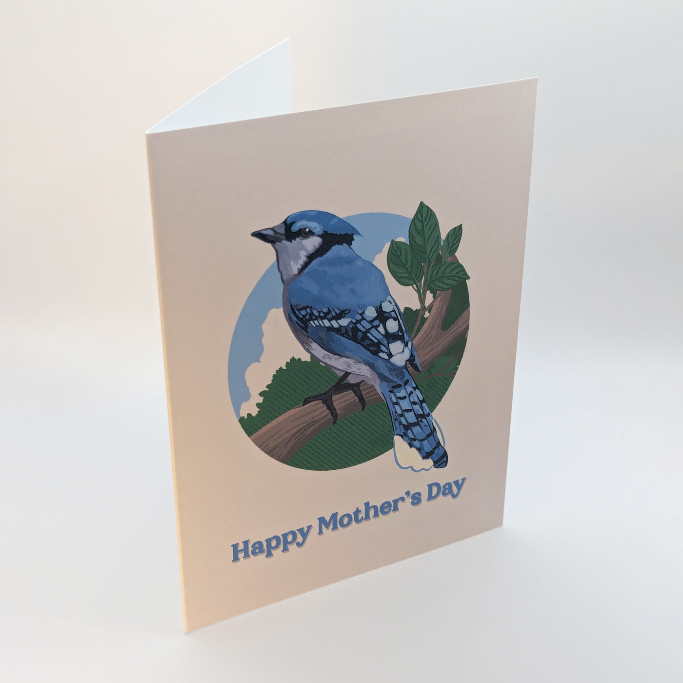 Blue Jay Happy Mother's Day Greeting Card