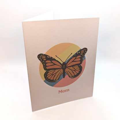 Butterfly "Mom" Greeting Card