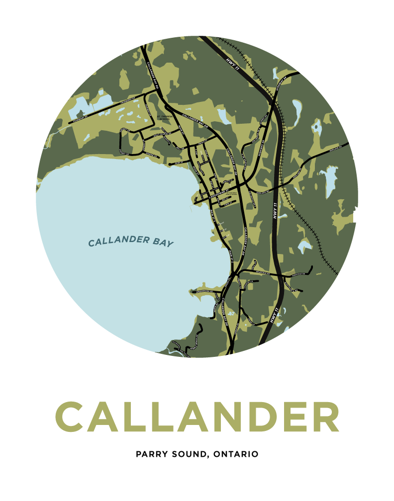Callander Map Print – Jelly Brothers