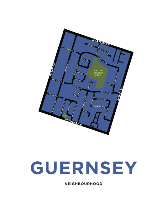 Guernsey Neighbourhood Map