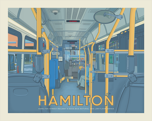 Hamilton Nova Bus Interior Print
