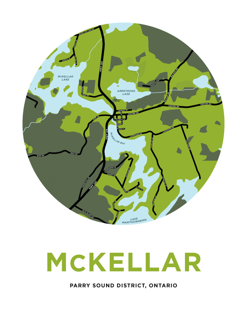 McKellar Map Print Jelly Brothers
