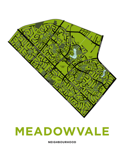 Meadowvale Neighbourhood Map Print