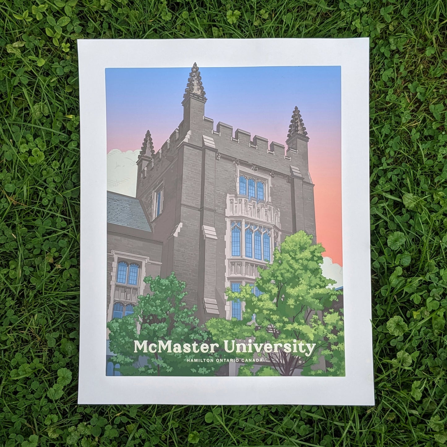 McMaster Print - University Hall