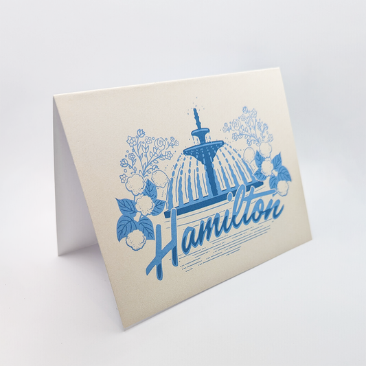 Hamilton Gore Park Fountain Greeting Card