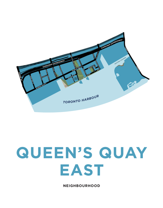Queen's Quay East Neighbourhood Map