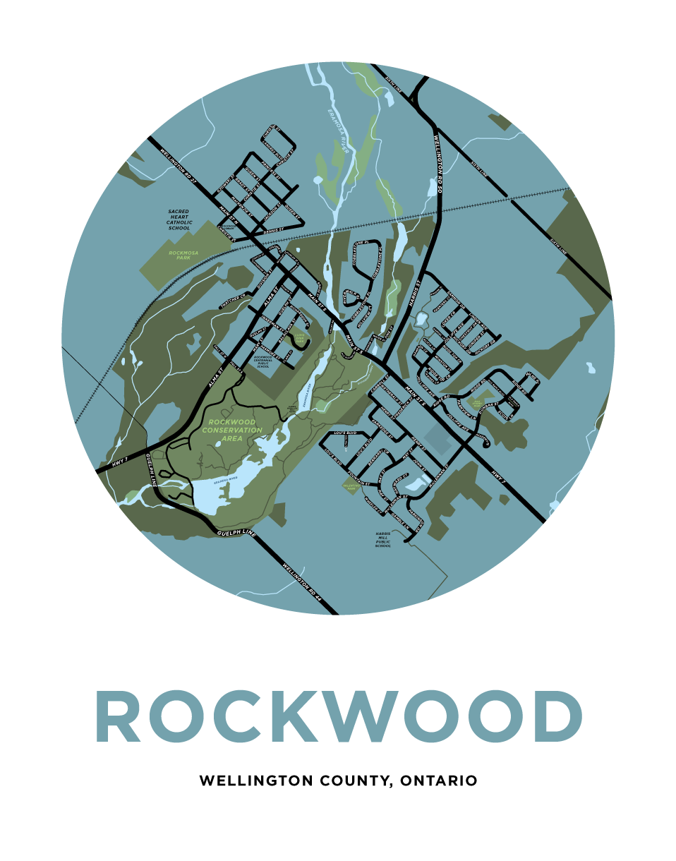 Rockwood Map Print