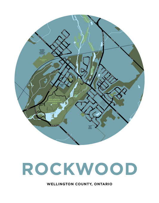 Rockwood Map Print