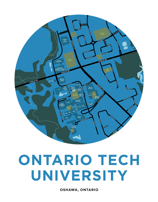 Ontario Tech University Campus Map