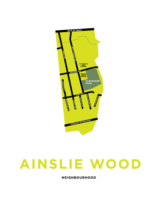 Ainslie Wood Neighbourhood Map