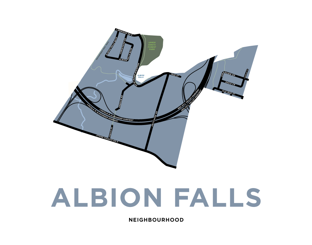 Albion Falls Neighbourhood Map