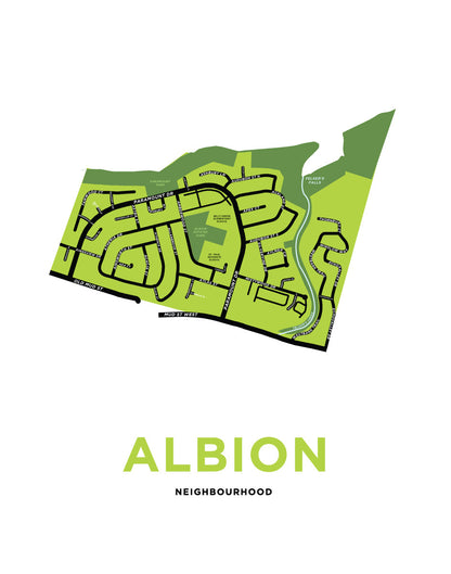 Albion Neighbourhood Map