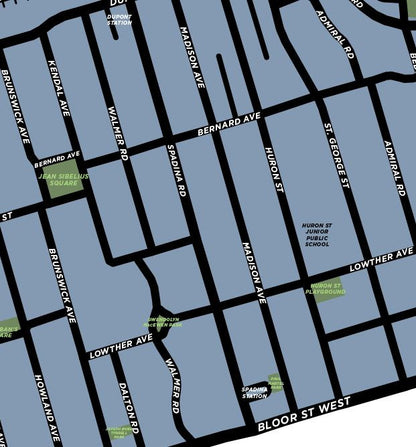 Annex, The - Neighbourhood Map Print
