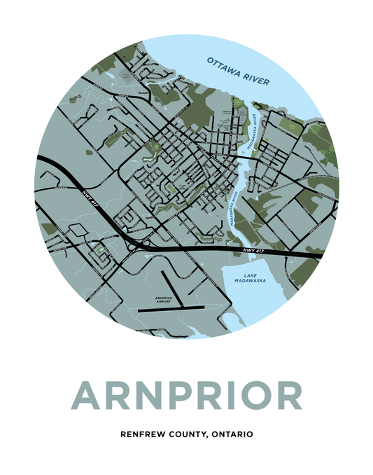 Arnprior Map Print