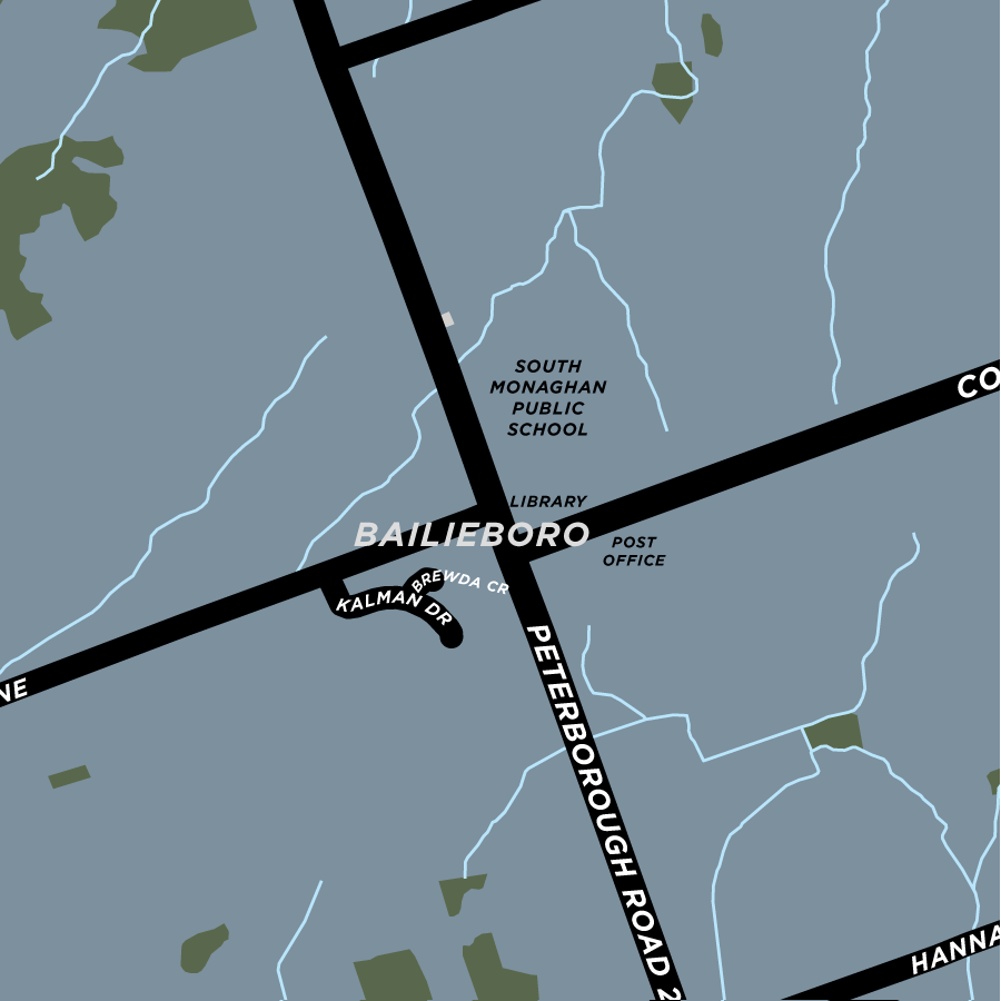 Bailieboro Map Print