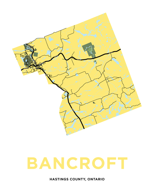 Bancroft Map Print - Full Municipality