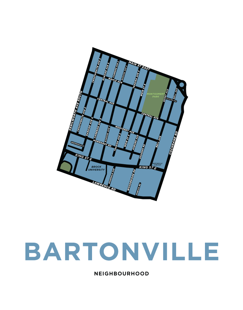 Bartonville Neighbourhood Map Jelly Brothers