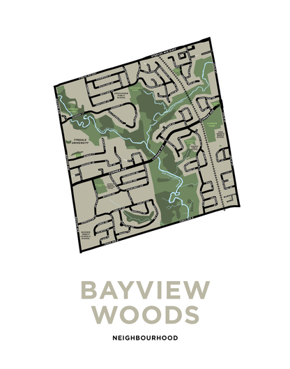 Bayview Woods Neighbourhood Map