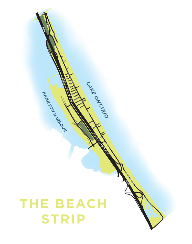 Beach Strip Neighbourhood Map