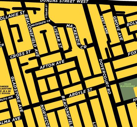 Beaconsfield Village Neighbourhood Map Print