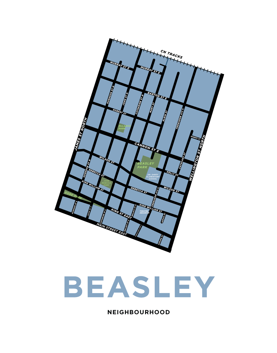 Beasley Neighbourhood Map