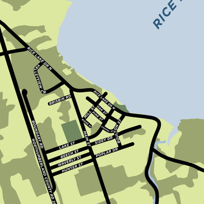 Bewdley Map Print