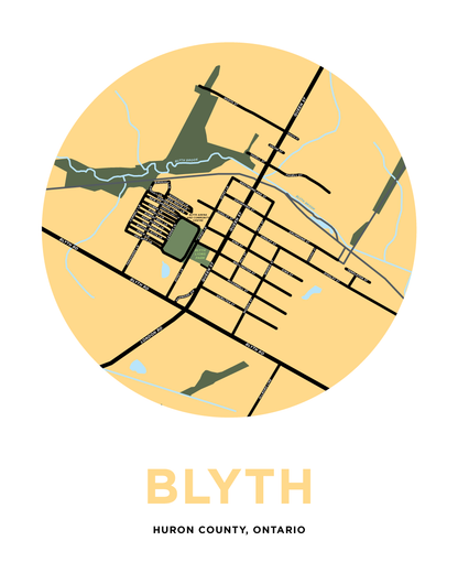 Blyth Map Print