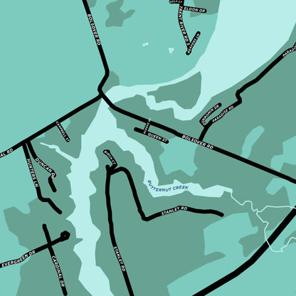 Bolsover Map Print