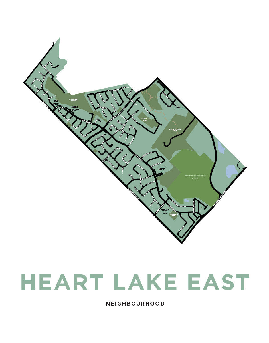 Heart Lake East Neighbourhood Print