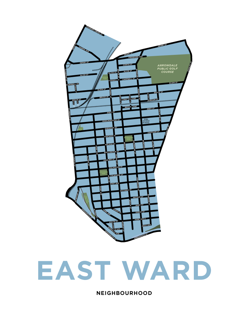 East Ward Neighbourhood Map