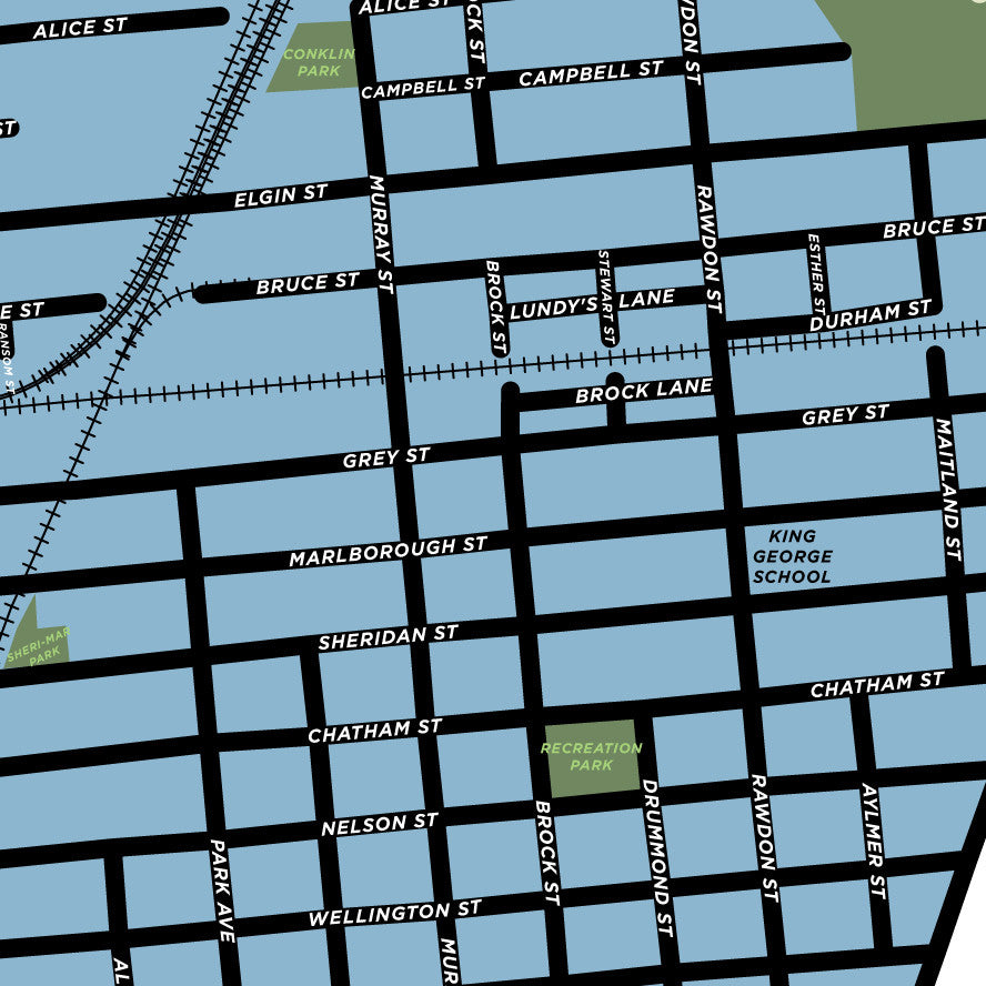 East Ward Neighbourhood Map