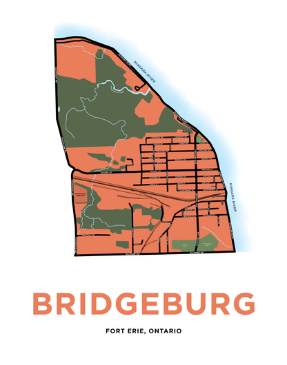 Bridgeburg Map Print