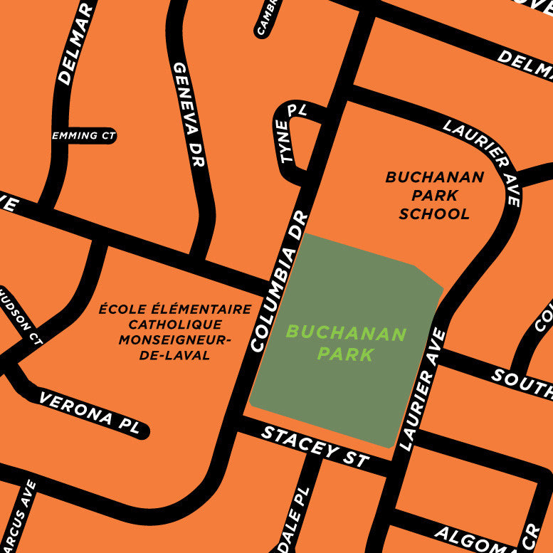 Buchanan Neighbourhood Map