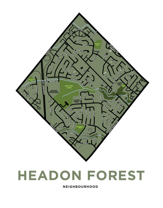 Headon Forest Neighbourhood Map