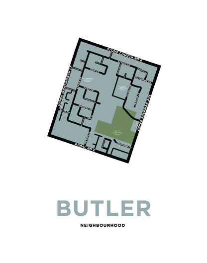 Butler Neighbourhood Map